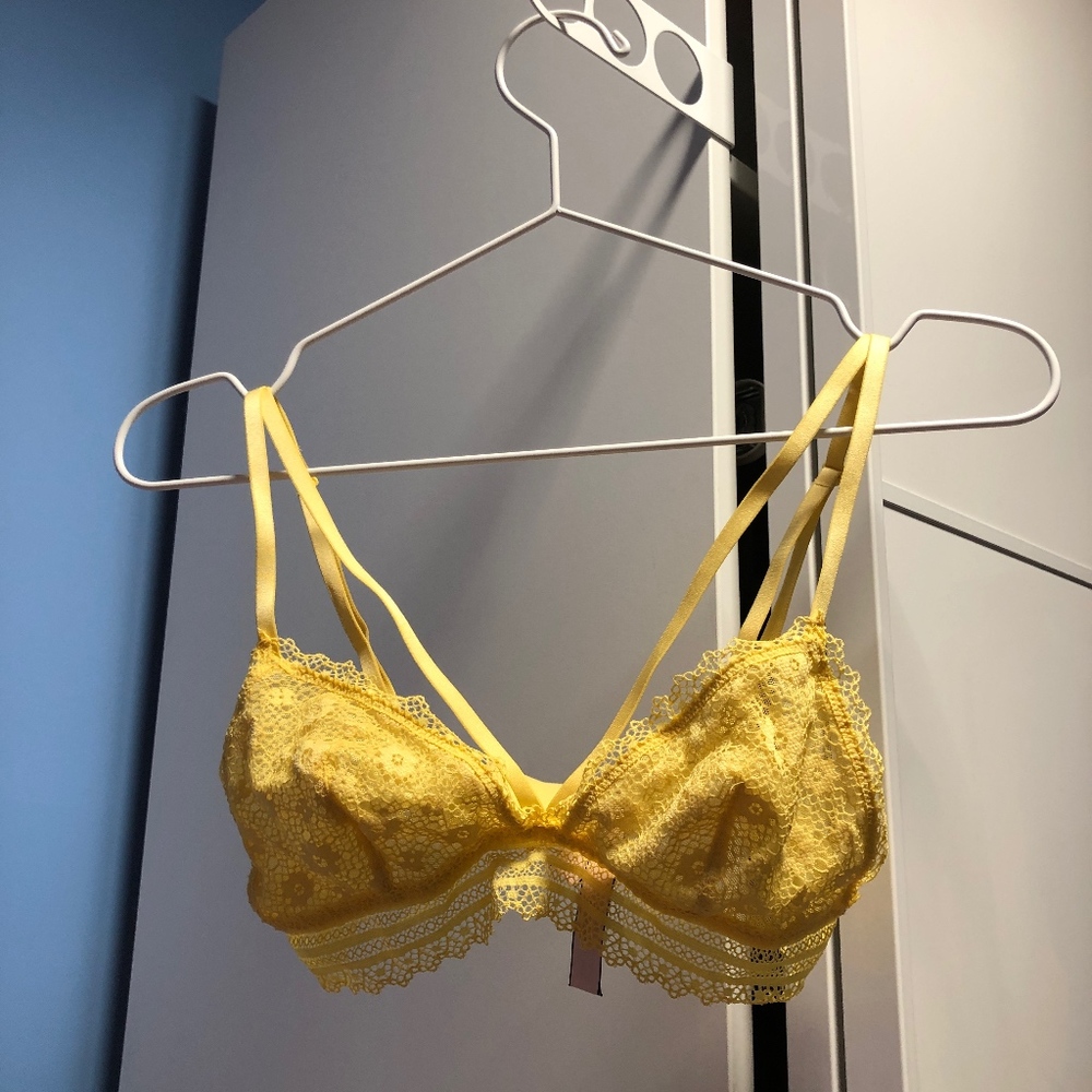 Yellow Lace Bralette
